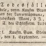 Blumenreich A., wzmianka o zgodnie - Der Oberschlesische Wanderer 1860. Jg. 33, No. 37, s. 1