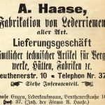 E. Haase, reklama, Adressbuch 1905, s. 170