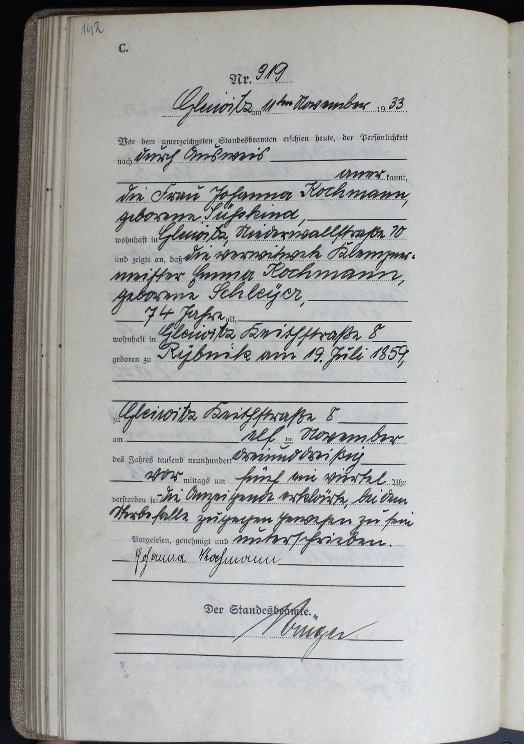 Akt zgonu