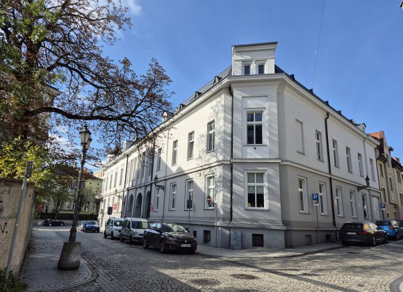 Der Gebäudekomplex der Familie Kleczewski an der Bankstraße in Gleiwitz